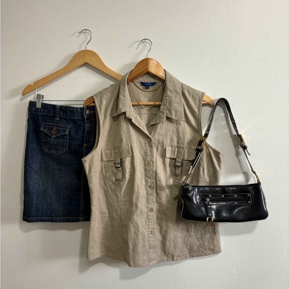 Vintage Khaki Tank Top